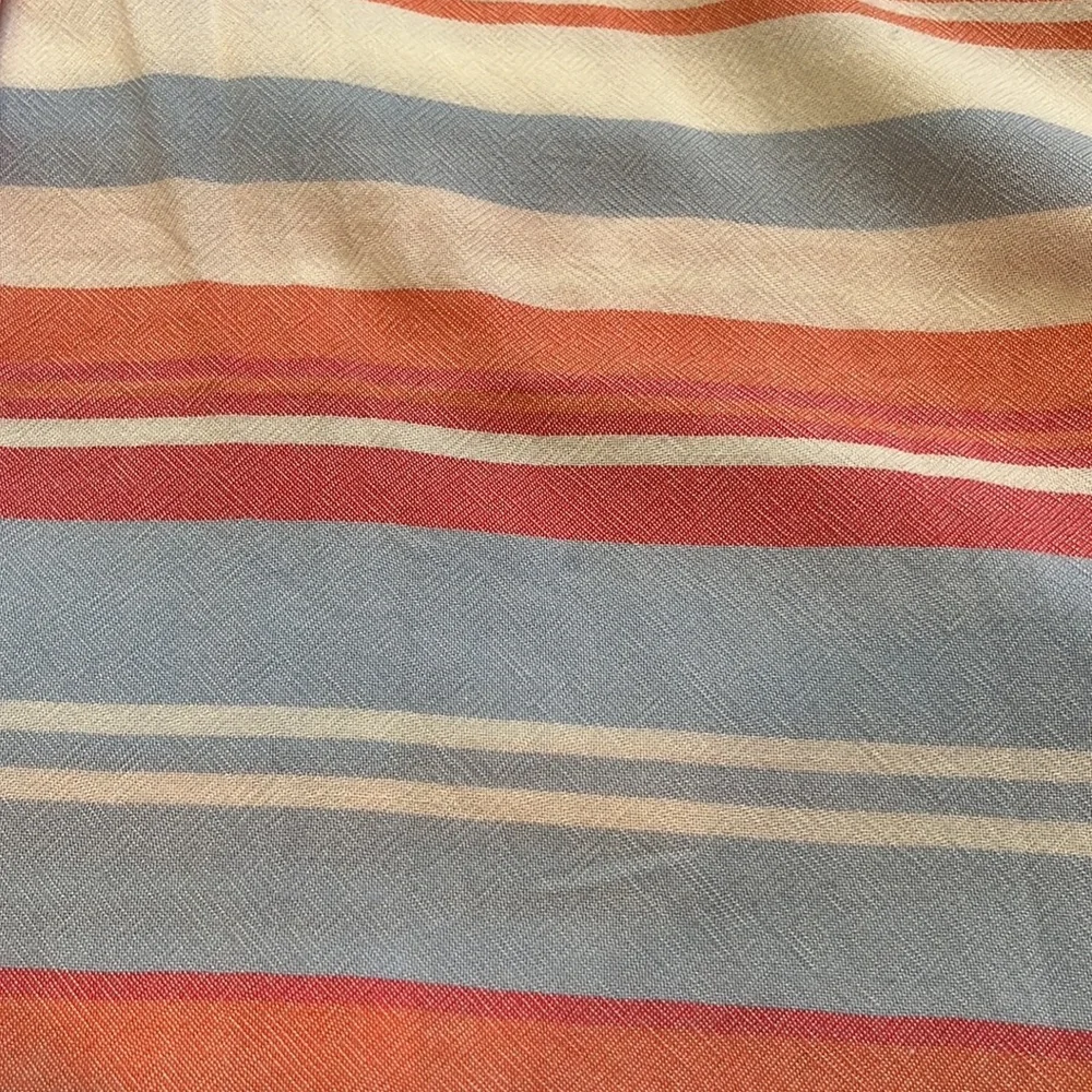 Kona Sol Striped Cover Up Beach Poolside One Size